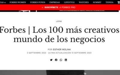 Lista Forbes de los 100 mejores creativos en negocios del 2022